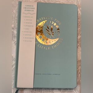 Spritz Guided Gratitude Journal - Gold and Blue